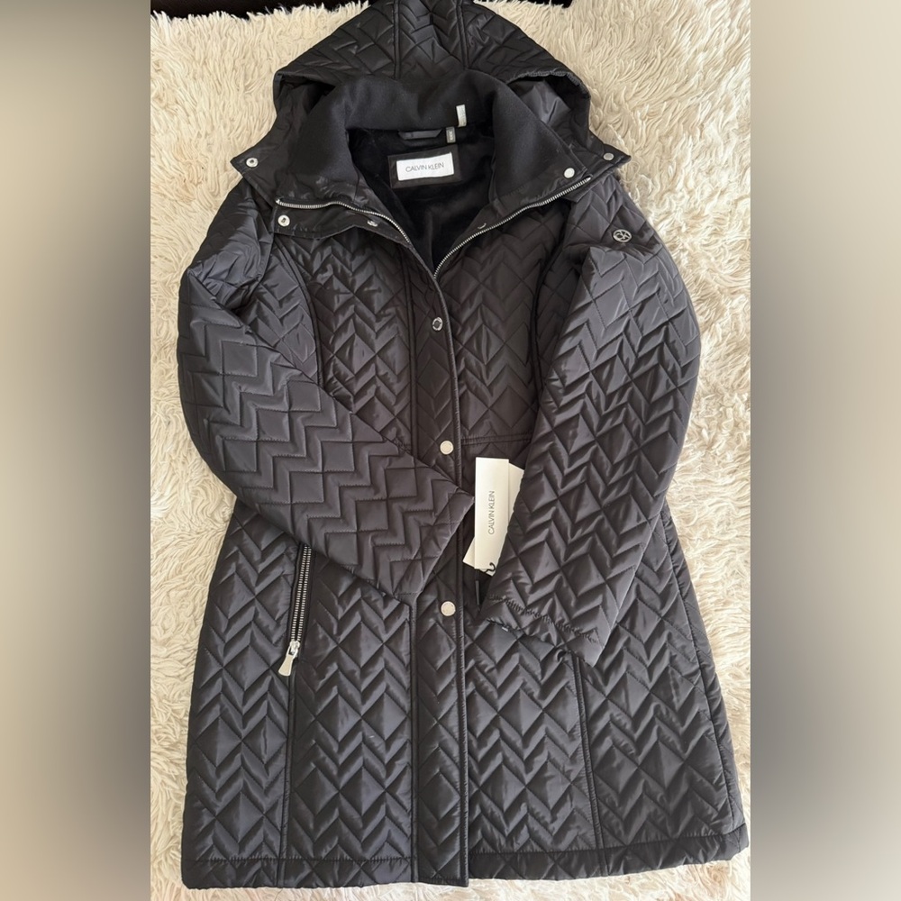 Calvin Klein Black Quilted Jacket